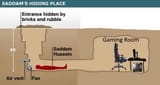 saddam hideout