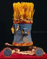 corona de plumas chimu