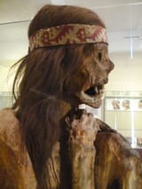 Momia Nazca en Museo Julio C Tello en Ica