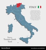 map-italy-and-district-trentino-south-tyrol-vector-44661940