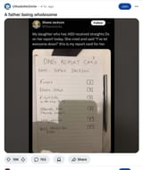 daddy report card