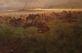 Die Armeegeschützreserve nach der Schlacht bei Königgrätz am 3. Juli 1866 - Rudolf Otto von Ottenfeld