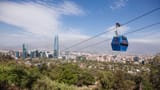 Cable-car-in-Santiago-city-in-Chile