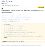 Definition of countryside from the Cambridge Advanced Learner&#039;s Dictionary &amp; Thesaurus