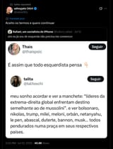É assim que todo esquerdista pensa