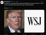 USA trump blocks newspapers
