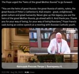 pope russia