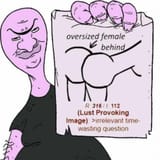 Oversized female ass
