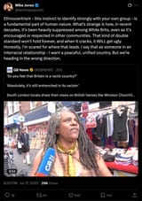 Screenshot 2025-07-18 at 15-18-21 Mike Jones on X Ethnocentrism - this instinct to identify strongly with your own group - is a fundamental part of human nature. What’s strange is how in recent decades it’s been heavily suppressed among White Bri[...]
