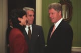 Epstein with Ghislaine Maxwell and Bill Clinton, 1993