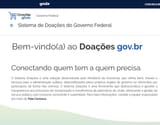Doações gov.br