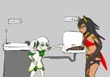 White and colored