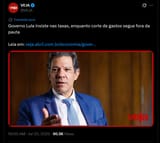 Governo Lula insiste nas taxas