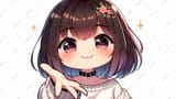 stock-photo-anime-artistic-image-of-cute-anime-female-character-smug-face-bully-smug-smile-blushing-hand-2532958309