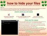 how to hide your files