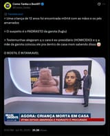 mãe da garota colocou ele pra dentro