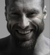 GigaChad smiling