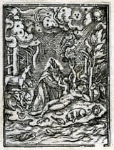 Imagines_mortis_the_dance_of_death_0102_The_creation_of_Eve_The_fall_of_man_PK-P-127.375_-_recto.tiff