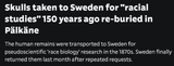 Skulls taken to Sweden for racial studies 150 years ago re-buried in Pälkäne Yle News Yle
