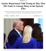 Screenshot 2025-07-23 at 17-33-56 Exclusive Justice Department Told Trump in May That His Name Is Among Many in the Epstein Files - WSJ