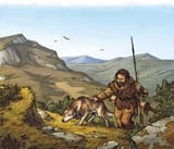 Dog and man