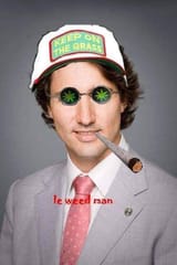 Justin Trudeau is le weed man