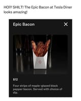 USA elon miisk tesla 4 slices of epic bacon