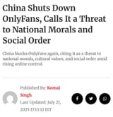 china shuts down onlyfans