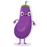 vector-illustration-eggplant-character-sticker-cute-expression-crying-isolated-cartoon-style-veggie-emotion-cool-funny-278434226