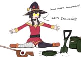 Megumin suluttaa ja panostaa