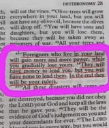 Bible on immigration