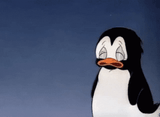 sad penguin