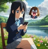 Yui meckert über Schmerzphone