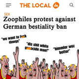 Zoophiles Protest Against Ban