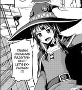 megumin paukuttaa