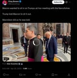 trump vs macron on zelensky