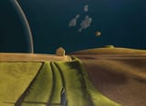 David Inshaw - She Did Not Turn (1974 AD)