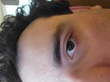 my eye and hair