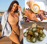 beige cannoli
