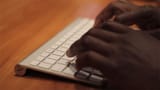 black hands typed this post