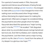 ted kaczynski tranny phase