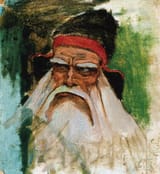 Akseli_Gallen-Kallela_-_Head_of_Väinämöinen
