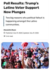 latinos hate Trump