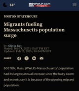 massachussetts migrants