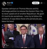 speaker johnson massie epstein file release
