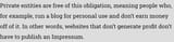 Impressum on a website in Germany