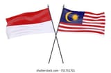 indonesia-malaysia-two-crossed-flags-260nw-751751701