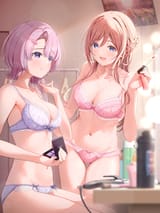 __himesaki_rinami_and_arimura_mao_idolmaster_and_1_more_drawn_by_fujinomiya_rio__538d833d7f250c2a5de6ca32ba523e03