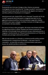 não existe mais Estado de Direito