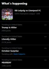average twitter top trends every day